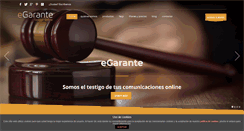 Desktop Screenshot of egarante.com