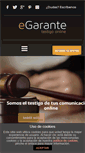 Mobile Screenshot of egarante.com